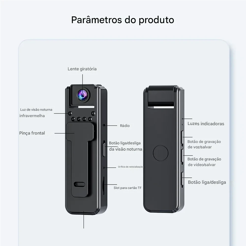 NOVA MINI CÂMERA A3 WIFI FILMA E GRAVA ÁUDIO, PORTÁTIL E MAGNÉTICA + FRETE GRÁTIS SÓ HOJE