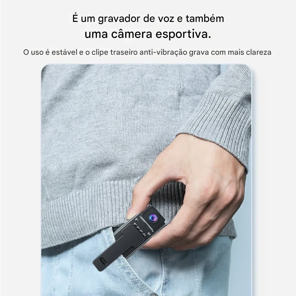 NOVA MINI CÂMERA A3 WIFI FILMA E GRAVA ÁUDIO, PORTÁTIL E MAGNÉTICA + FRETE GRÁTIS SÓ HOJE