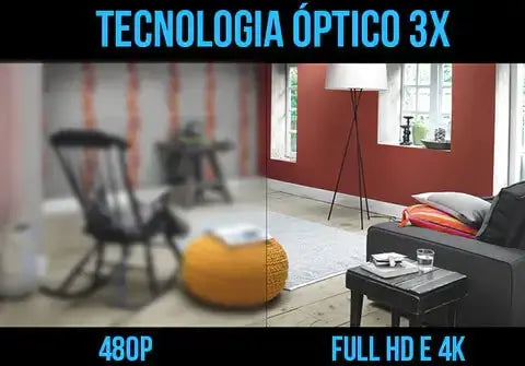 NOVA MINI CÂMERA DE SEGURANÇA NANO VISION TECX (ULTRA HD4K)